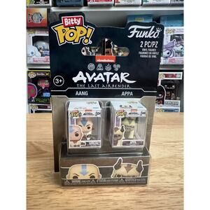 2-PACK BITTY Appa & Aang w/ Momo Funko Pops #540 #541 ATLA Avatar Last Airbender